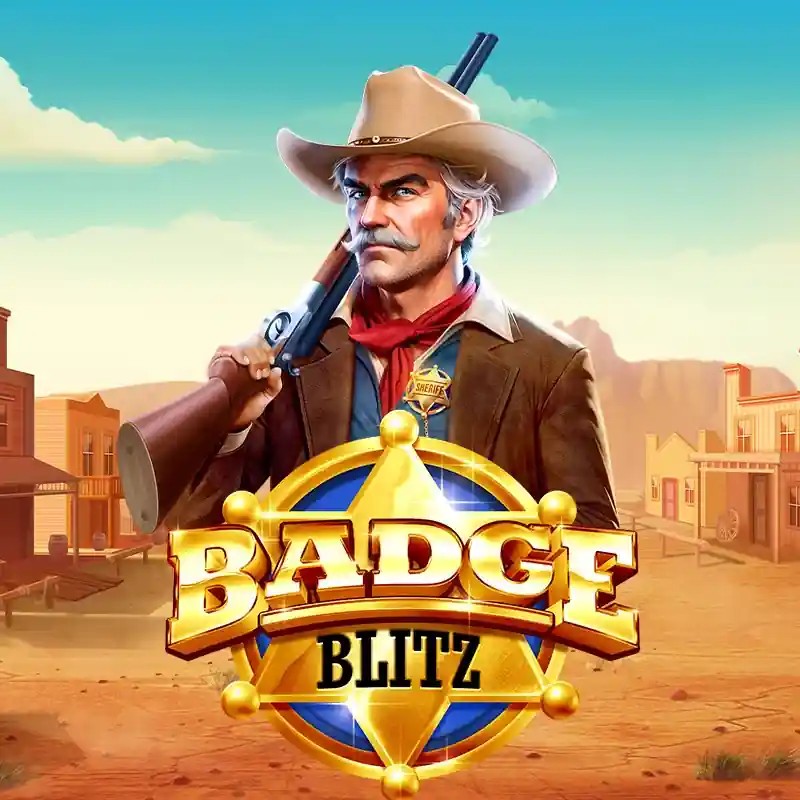 Badge Blitz by Pragmatic Play, showcased at felicebett.com – game logo