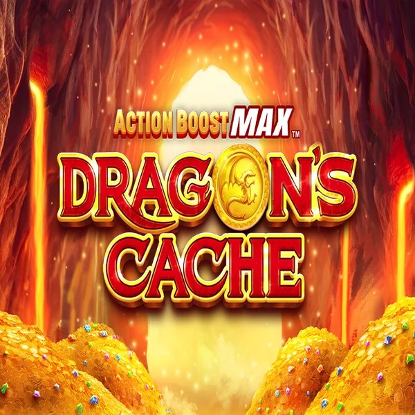 Action Boost Max Dragon's Cache logo by SpinPlay Games Felicebet Casino
