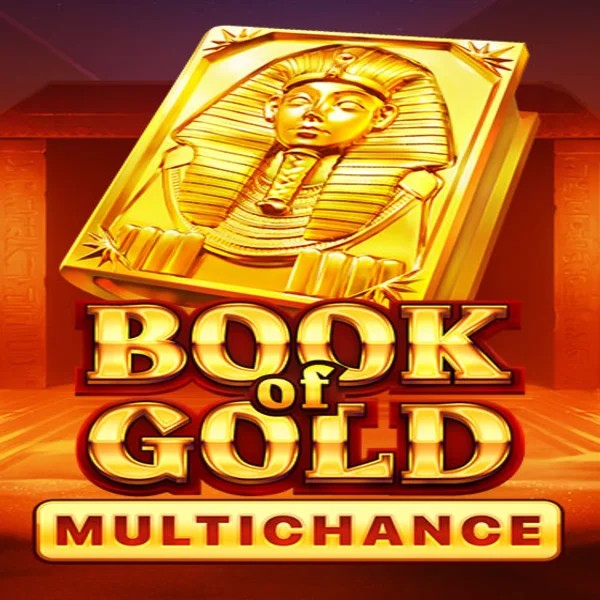 Book of Gold Multichance slot visual from Playson available on felicebett.com