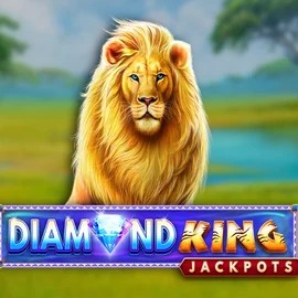 Diamond King Jackpots logo by SpinPlay Games at Felicebet Casino