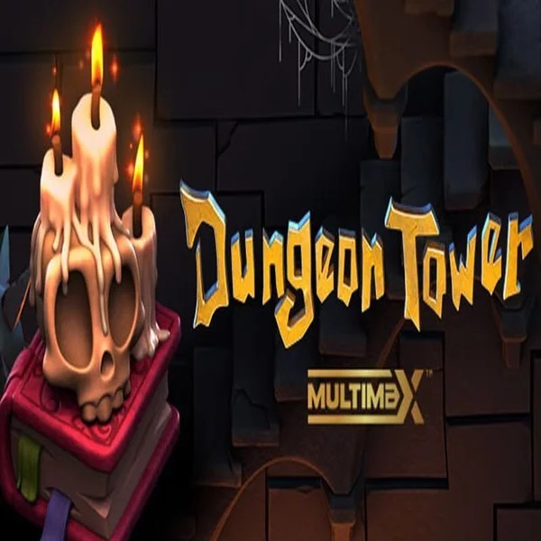 Dungeon Tower slot logo by Peter &amp; Sons at Felicebet Casino