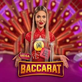 Official Live Casino logo: Mega Baccarat by Pragmatic Play at Felicebet Casino