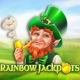 Rainbow Jackpots by Red Tiger Gaming, showcased at felicebett.com – game logo