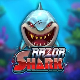 Razor Shark online game logo by Push Gaming on felicebett.com