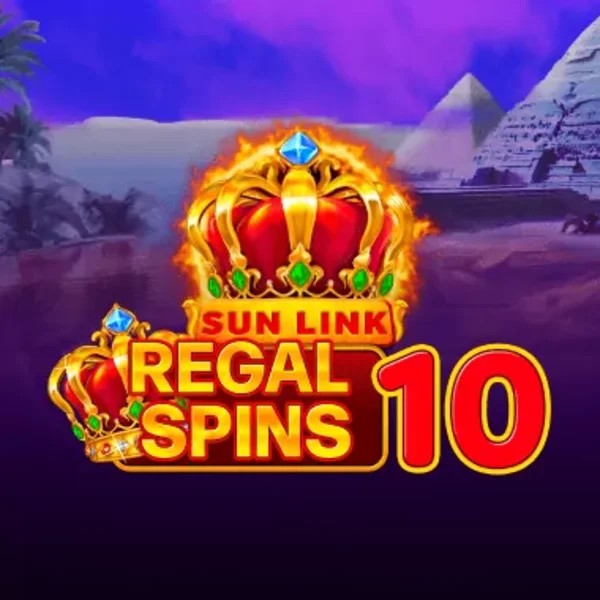Enjoy Regal Spins 10 by PatePlay – logo hosted on felicebett.com