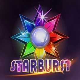 Starburst slot logo by NetEnt at Felicebet Casino