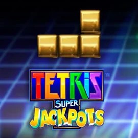 Tetris Super Jackpots by WMS, showcased at felicebett.com – game logo
