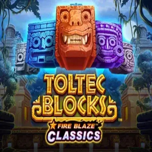 Fire Blaze: Toltec Blocks logo by Rarestone Gaming Felicebet Casino